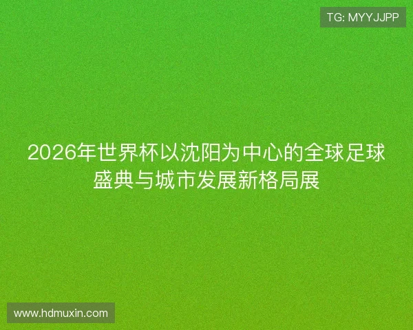 2026年世界杯以沈阳为中心的全球足球盛典与城市发展新格局展
